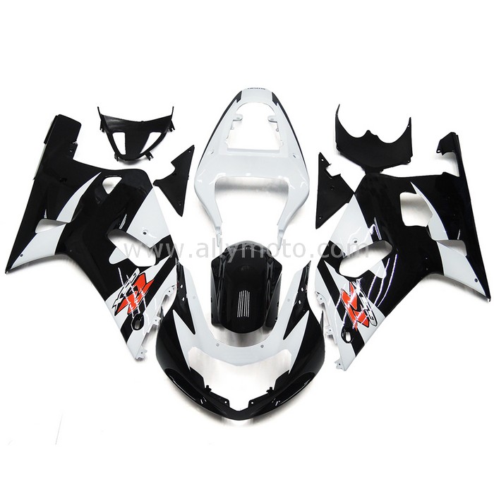 0294 Fairing Suzuki GSXR600 GSXR750 K1 00 01 02 03 Black White